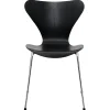Fritz Hansen 3107 stol i sort ask af Arne Jacobsen> Gaver Til Ham|Spisebordsstole