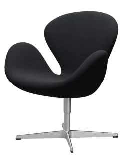 Fritz Hansen 3320 Svanen i stof (prisgruppe 1) af Arne Jacobsen><noscript><img width=