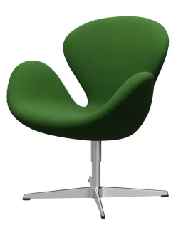 Fritz Hansen 3320 Svanen i stof (prisgruppe 1) af Arne Jacobsen><noscript><img width=