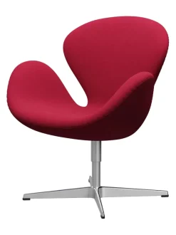 Fritz Hansen 3320 Svanen i stof (prisgruppe 1) af Arne Jacobsen><noscript><img width=