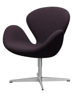 Fritz Hansen 3320 Svanen i stof (prisgruppe 1) af Arne Jacobsen><noscript><img width=