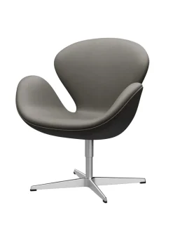Fritz Hansen 3320 Svanen i stof (prisgruppe 1) af Arne Jacobsen><noscript><img width=