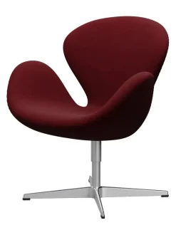 Fritz Hansen 3320 Svanen i stof (prisgruppe 1) af Arne Jacobsen><noscript><img width=