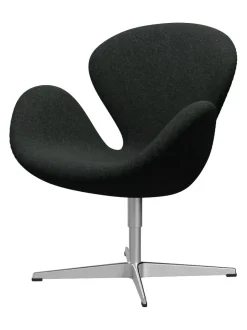 Fritz Hansen 3320 Svanen i stof (prisgruppe 1) af Arne Jacobsen><noscript><img width=