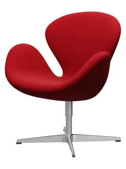 Fritz Hansen 3320 Svanen i stof (prisgruppe 1) af Arne Jacobsen><noscript><img width=