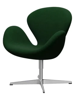 Fritz Hansen 3320 Svanen i stof (prisgruppe 1) af Arne Jacobsen><noscript><img width=