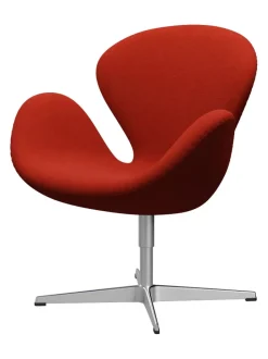 Fritz Hansen 3320 Svanen i stof (prisgruppe 1) af Arne Jacobsen><noscript><img width=