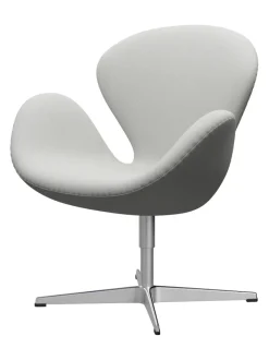 Fritz Hansen 3320 Svanen i stof (prisgruppe 1) af Arne Jacobsen><noscript><img width=