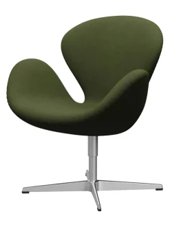 Fritz Hansen 3320 Svanen i stof (prisgruppe 1) af Arne Jacobsen><noscript><img width=