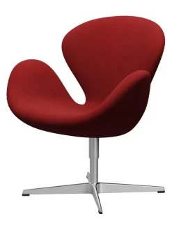 Fritz Hansen 3320 Svanen i stof (prisgruppe 1) af Arne Jacobsen><noscript><img width=