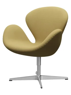 Fritz Hansen 3320 Svanen i stof (prisgruppe 1) af Arne Jacobsen><noscript><img width=