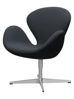 Fritz Hansen 3320 Svanen i stof (prisgruppe 1) af Arne Jacobsen><noscript><img width=