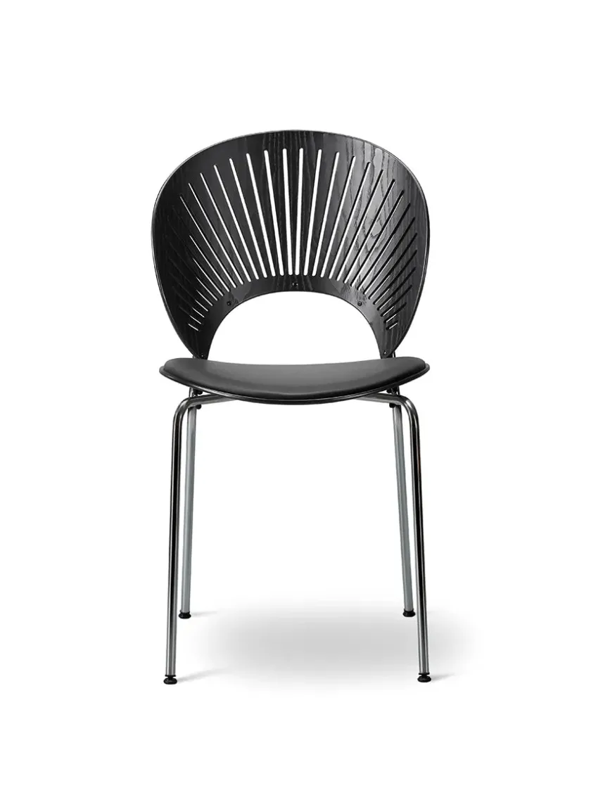 Fredericia Furniture 3396 Trinidad Stol, sort ask/omni 301 af Nanna Ditzel> Spisebordsstole