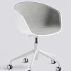 HAY About a Chair AAC52 Forsidepolstret, hvid skal fra> Kontorstole