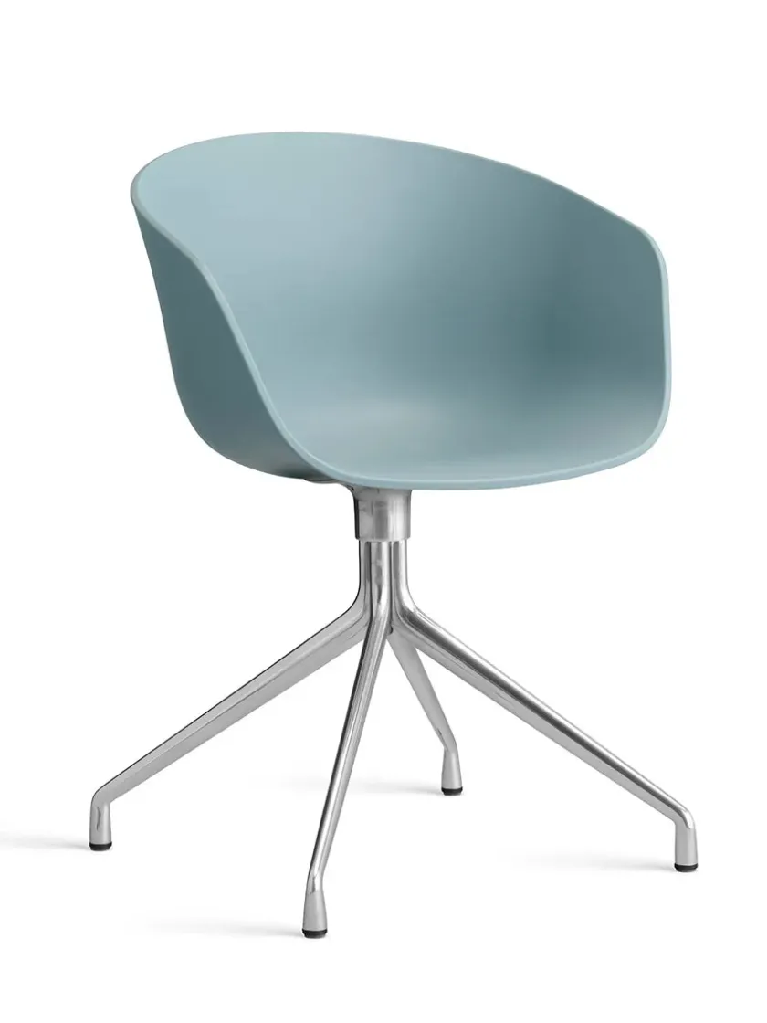 HAY About a Chair AAC52 Forsidepolstret, hvid skal fra> Kontorstole