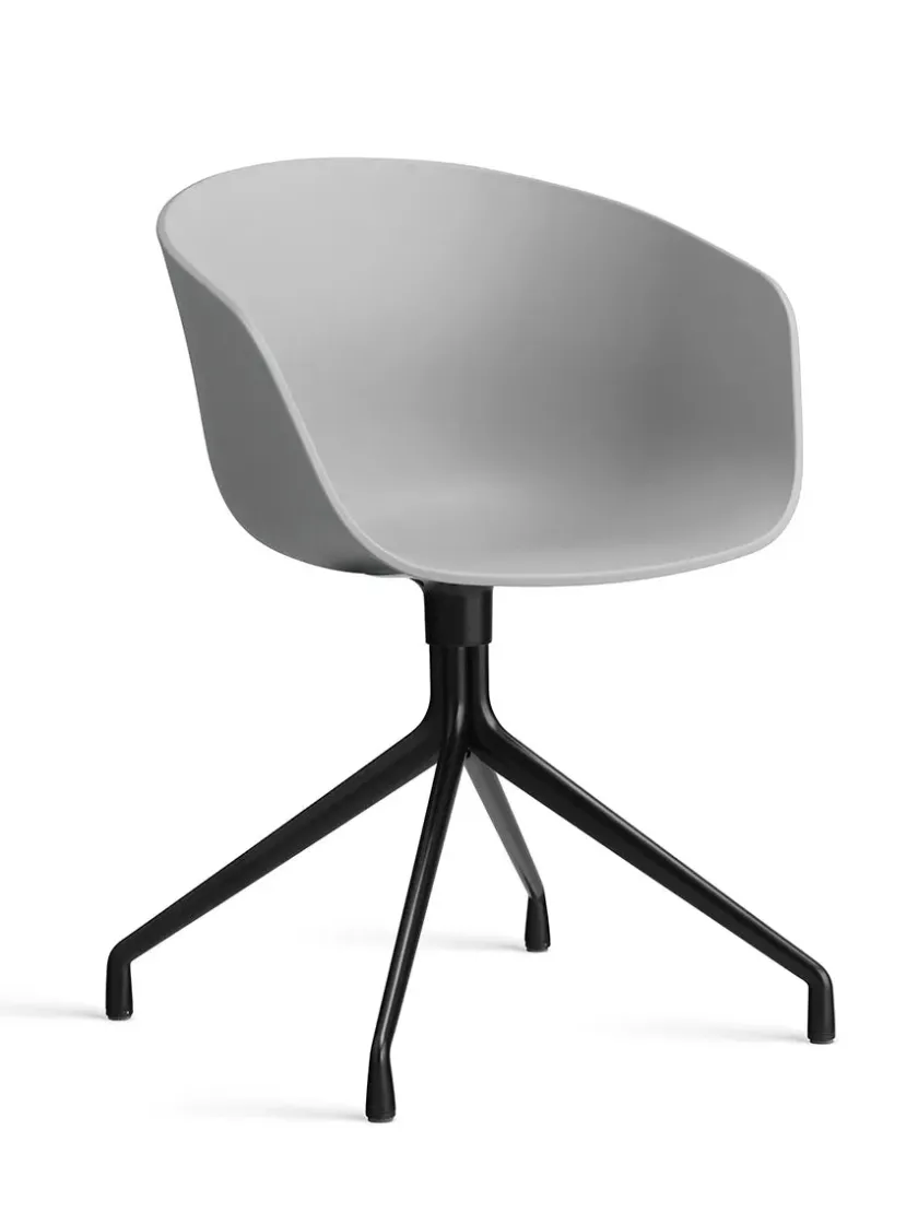 HAY About a Chair AAC52 Forsidepolstret, hvid skal fra> Kontorstole