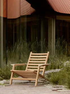Carl Hansen & Søn AH603 Outdoor Dækstol fra> Udendørs Loungemøbler|Solvogne/Liggestole