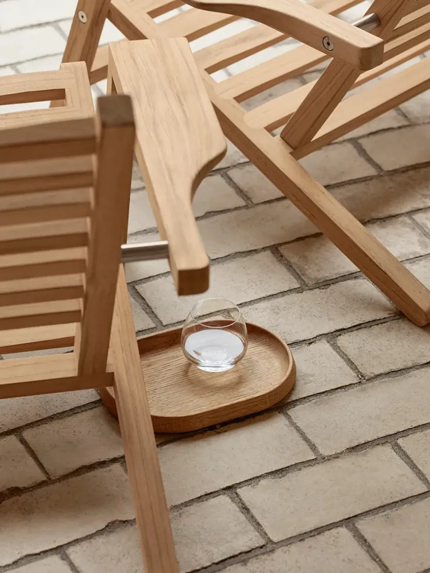 Carl Hansen & Søn AH603 Outdoor Dækstol fra> Udendørs Loungemøbler|Solvogne/Liggestole