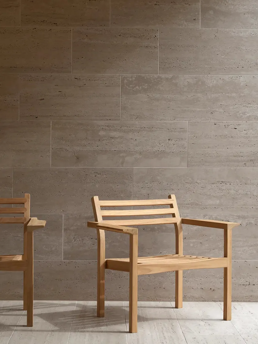 Carl Hansen & Søn AH601 Outdoor Loungestol fra> Udendørs Loungemøbler|Havestole