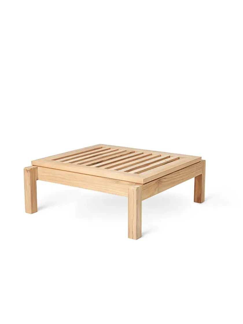 Carl Hansen & Søn AH604F Outdoor Lounger Fodskammel fra> Udendørs Loungemøbler|Havestole