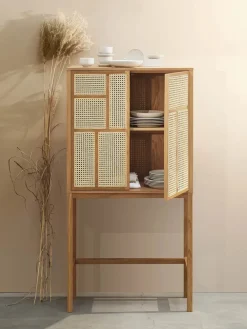 Design House Stockholm Air Cabinet, black/cane fra><noscript><img width=