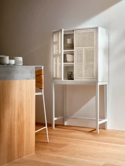 Design House Stockholm Air Cabinet, oak/cane fra><noscript><img width=