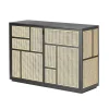 Design House Stockholm Air Sideboard, black/cane fra> Skænke