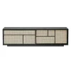 Design House Stockholm Air Sideboard Low, black/cane fra> Tv-Borde|Skænke