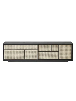 Design House Stockholm Air Sideboard Low, oak/cane fra><noscript><img width=