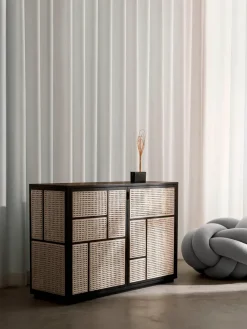 Design House Stockholm Air Sideboard, oak/cane fra><noscript><img width=
