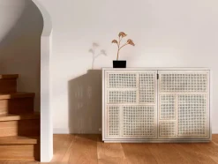 Design House Stockholm Air Sideboard, oak/cane fra><noscript><img width=