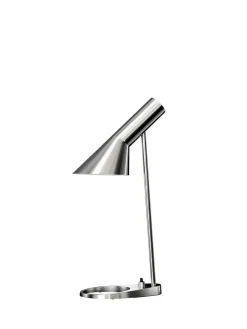 Louis Poulsen AJ Mini Table Lamp, grey/brass af Arne Jacobsen><noscript><img width=
