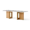 Audo Copenhagen Androgyne Lounge Table, Calacatta Viola / Wood fra> Sofaborde