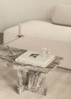 Audo Copenhagen Androgyne Lounge Table, grey galaxy marble/wood fra><noscript><img width=