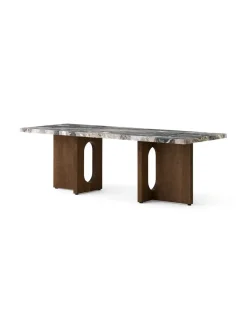 Audo Copenhagen Androgyne Lounge Table, Kunis Breccia / Wood fra><noscript><img width=