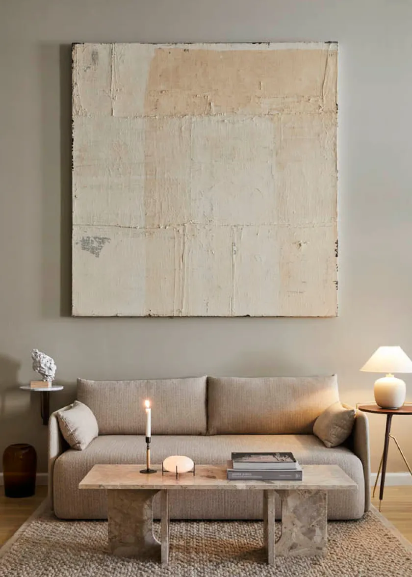 Audo Copenhagen Androgyne Lounge Table, stone/marble fra> Sofaborde
