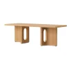 Audo Copenhagen Androgyne Lounge Table, Wood fra> Sofaborde