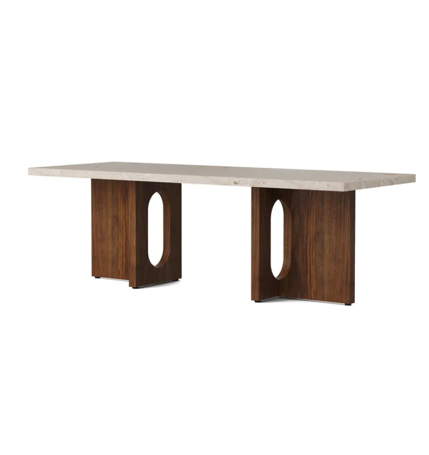 Audo Copenhagen Androgyne Lounge Table, Wood fra> Sofaborde