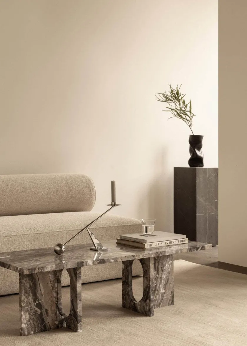 Audo Copenhagen Androgyne Lounge Table, Wood fra> Sofaborde