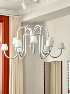 HAY Apollo Chandelier 745, hvid opalglas fra><noscript><img width=