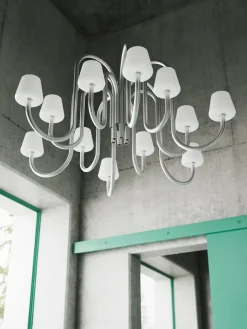 HAY Apollo Chandelier 745, hvid opalglas fra><noscript><img width=