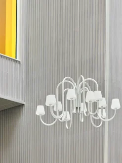HAY Apollo Chandelier 1065, hvid opalglas fra><noscript><img width=
