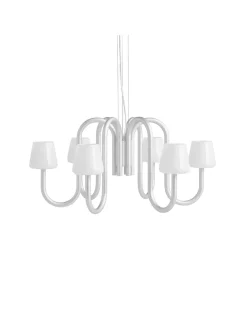 HAY Apollo Chandelier 1065, hvid opalglas fra><noscript><img width=