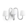 HAY Apollo Wall Sconce, hvid opalglas fra> Væglamper|Spots