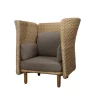 Cane-line Arch Loungestol, høj arm/ryg fra> Udendørs Loungemøbler|Havestole