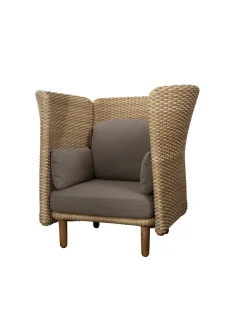 Cane-line Arch Loungestol, høj arm/ryg fra> Udendørs Loungemøbler|Havestole
