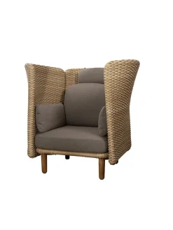Cane-line Arch Loungestol, høj arm/ryg fra><noscript><img width=