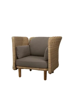 Cane-line Arch Loungestol, lav arm/ryg fra> Udendørs Loungemøbler|Havestole