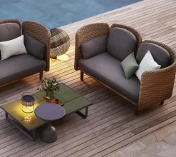 Cane-line Arch 2-pers. Sofa m. lav arm/ryg fra> Udendørs Loungemøbler