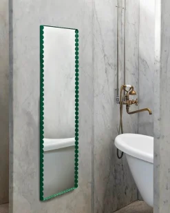 HAY Arcs Mirror Round, red fra><noscript><img width=